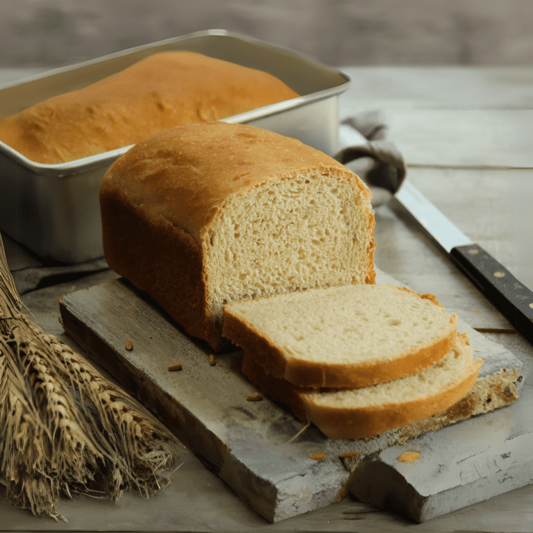 Fluffy Sandwich Bread for breakfast