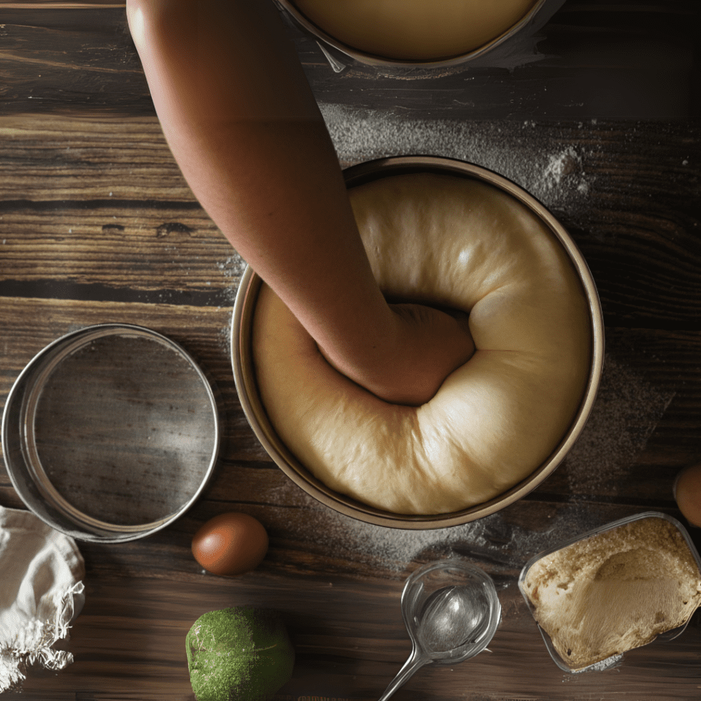 Sandwich Bread knead the dough